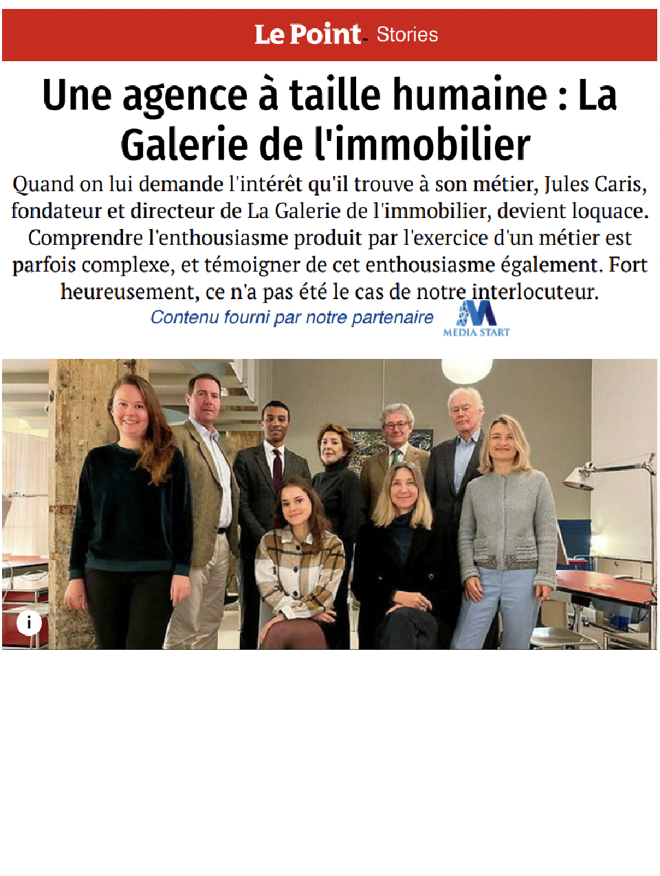 Le petit journal-galerie de l'immobilier